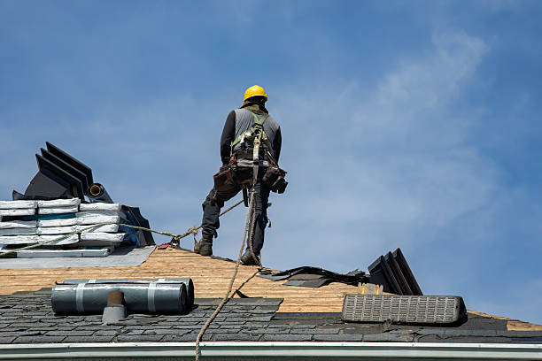 Professional Metal Roofing technician working in Blackstone, MA